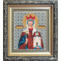 Набор для вышивания бисером "Икона святой мученицы Людмилы"
